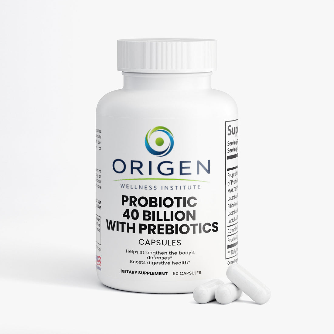 Probiotic 40 Billion with Prebiotics