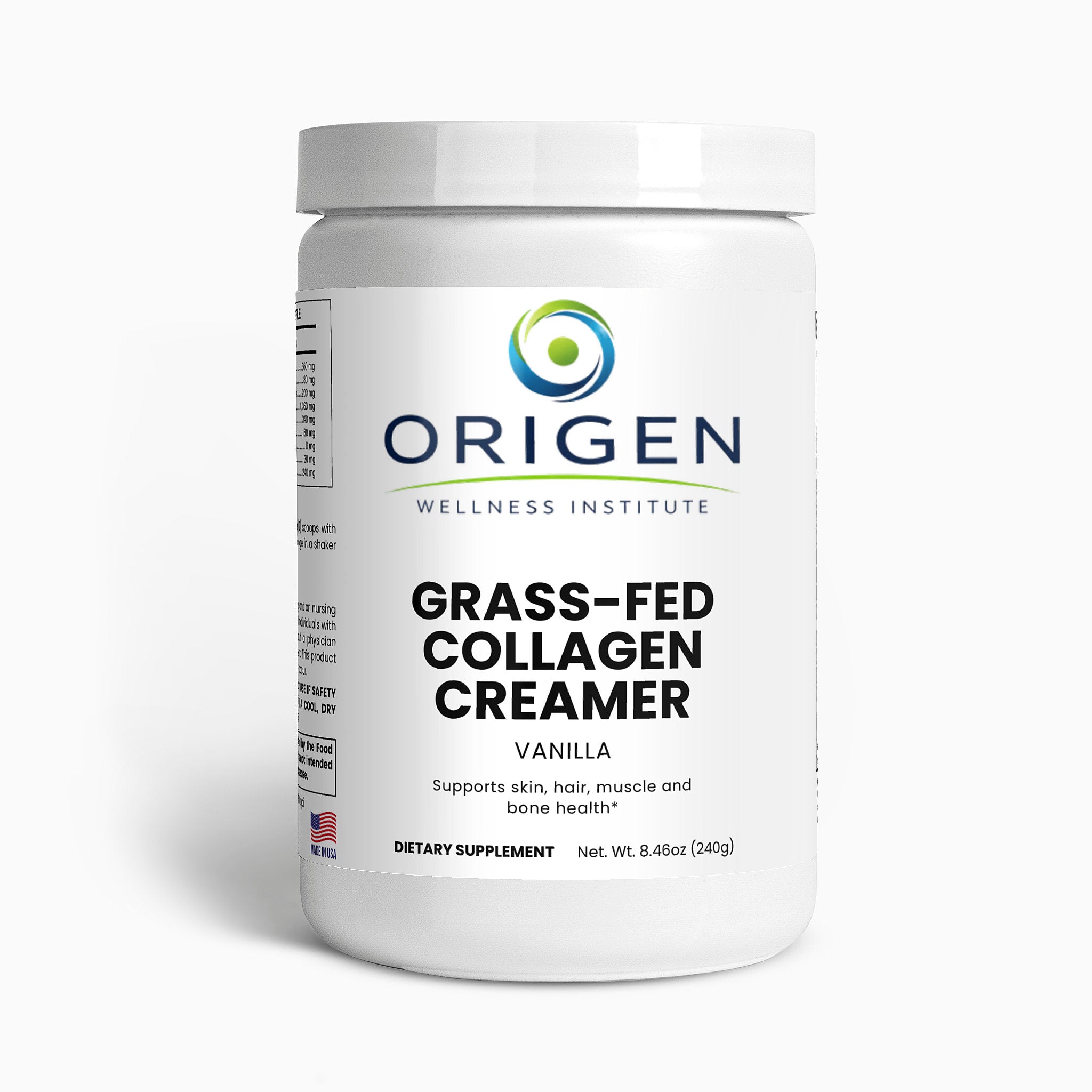 Grass-Fed Collagen Creamer (Vanilla)