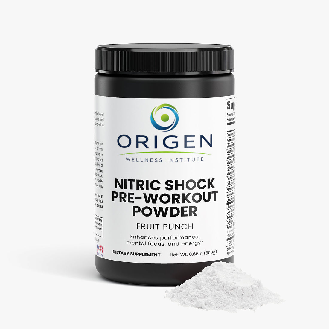 Nitric Shock Pre-Workout Powder (Fruit Punch)