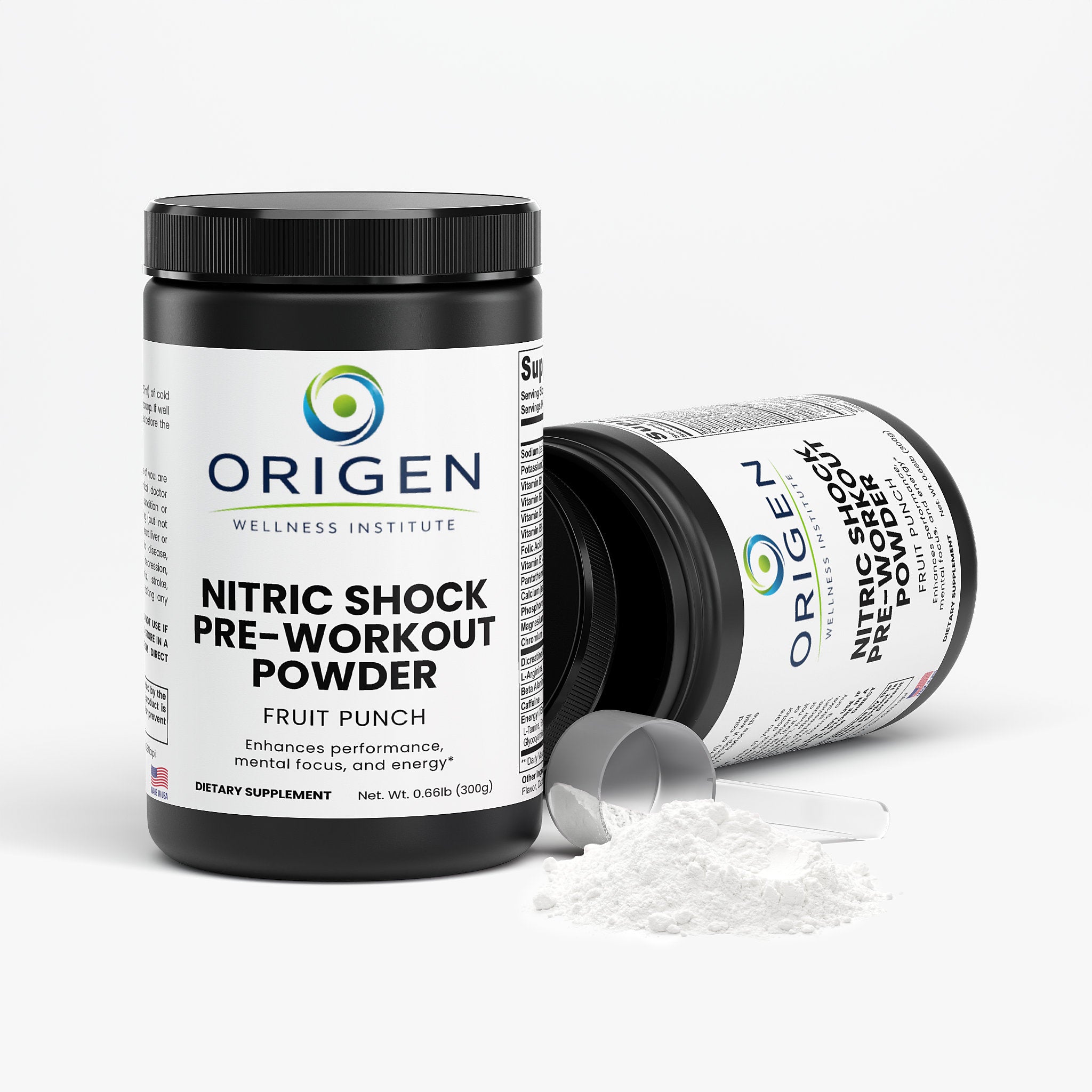 Nitric Shock Pre-Workout Powder (Fruit Punch)