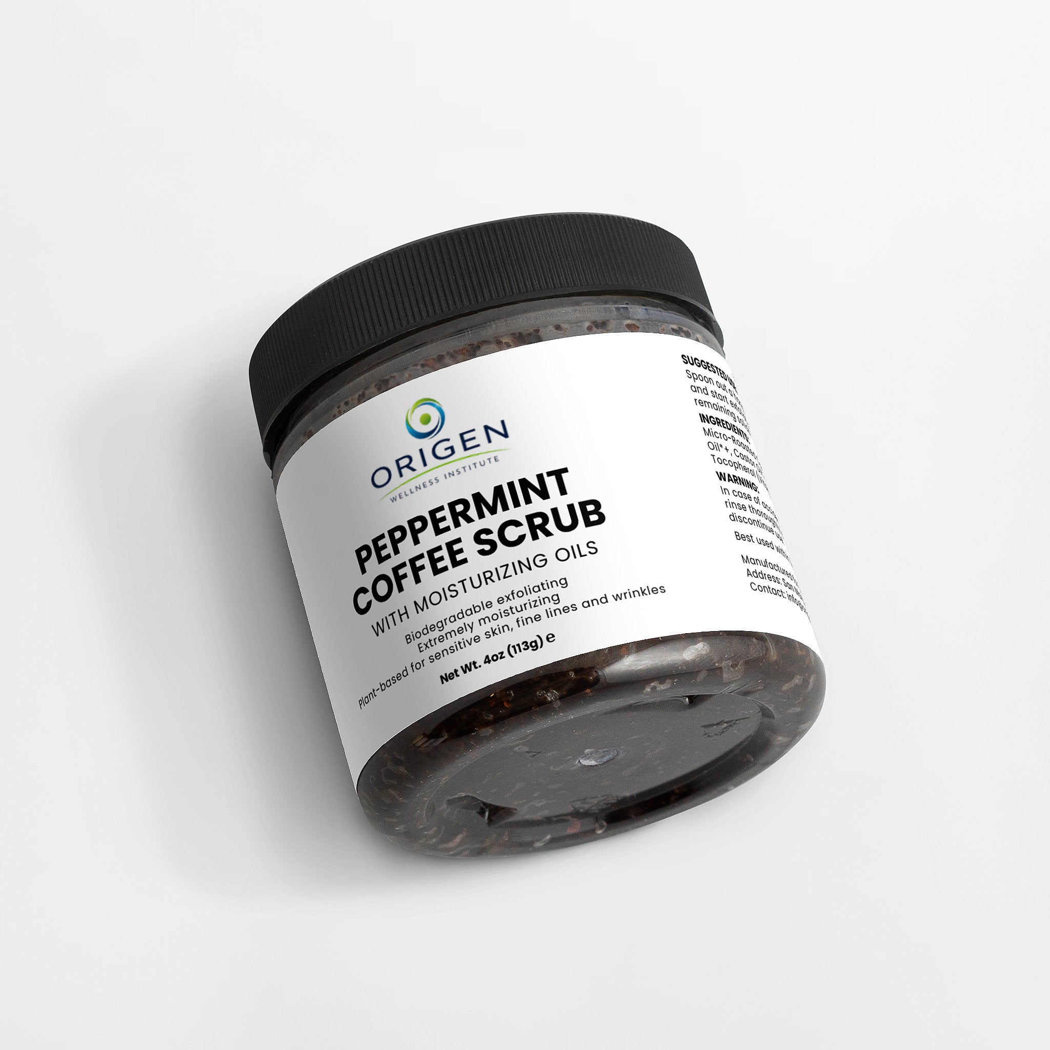 Peppermint Coffee Scrub