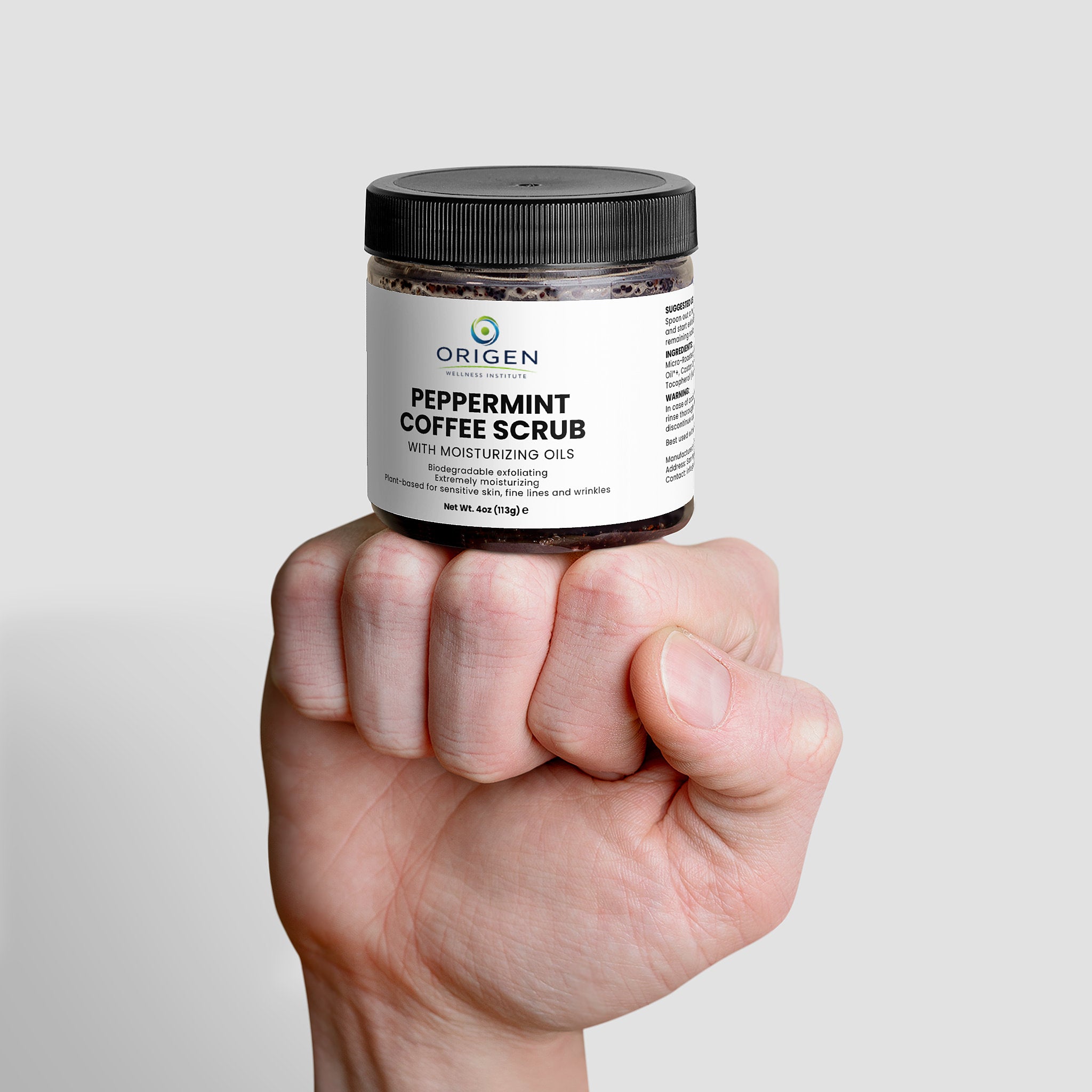 Peppermint Coffee Scrub