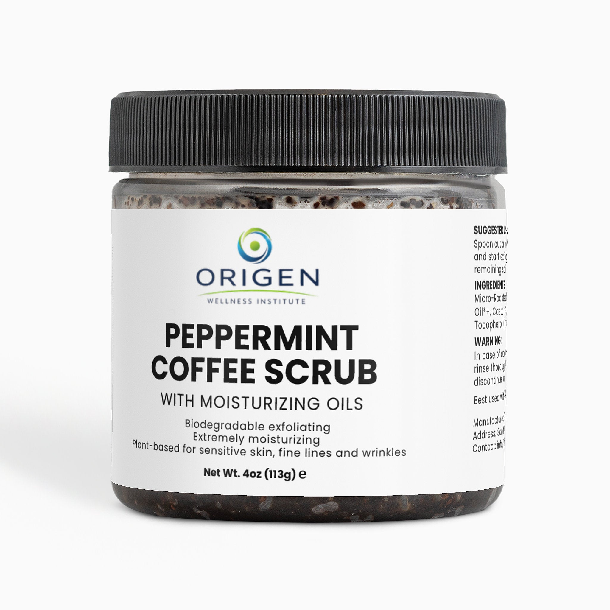 Peppermint Coffee Scrub