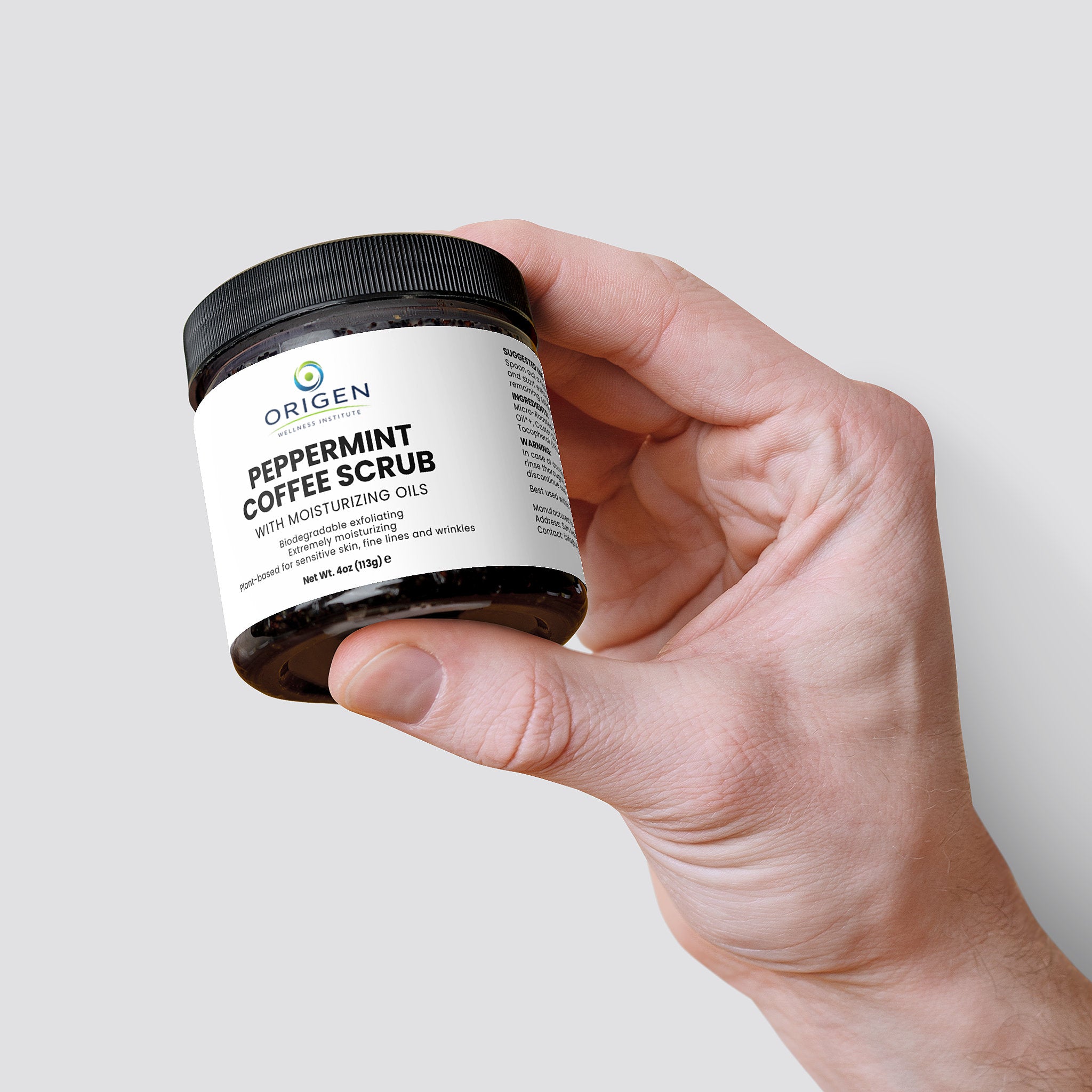 Peppermint Coffee Scrub