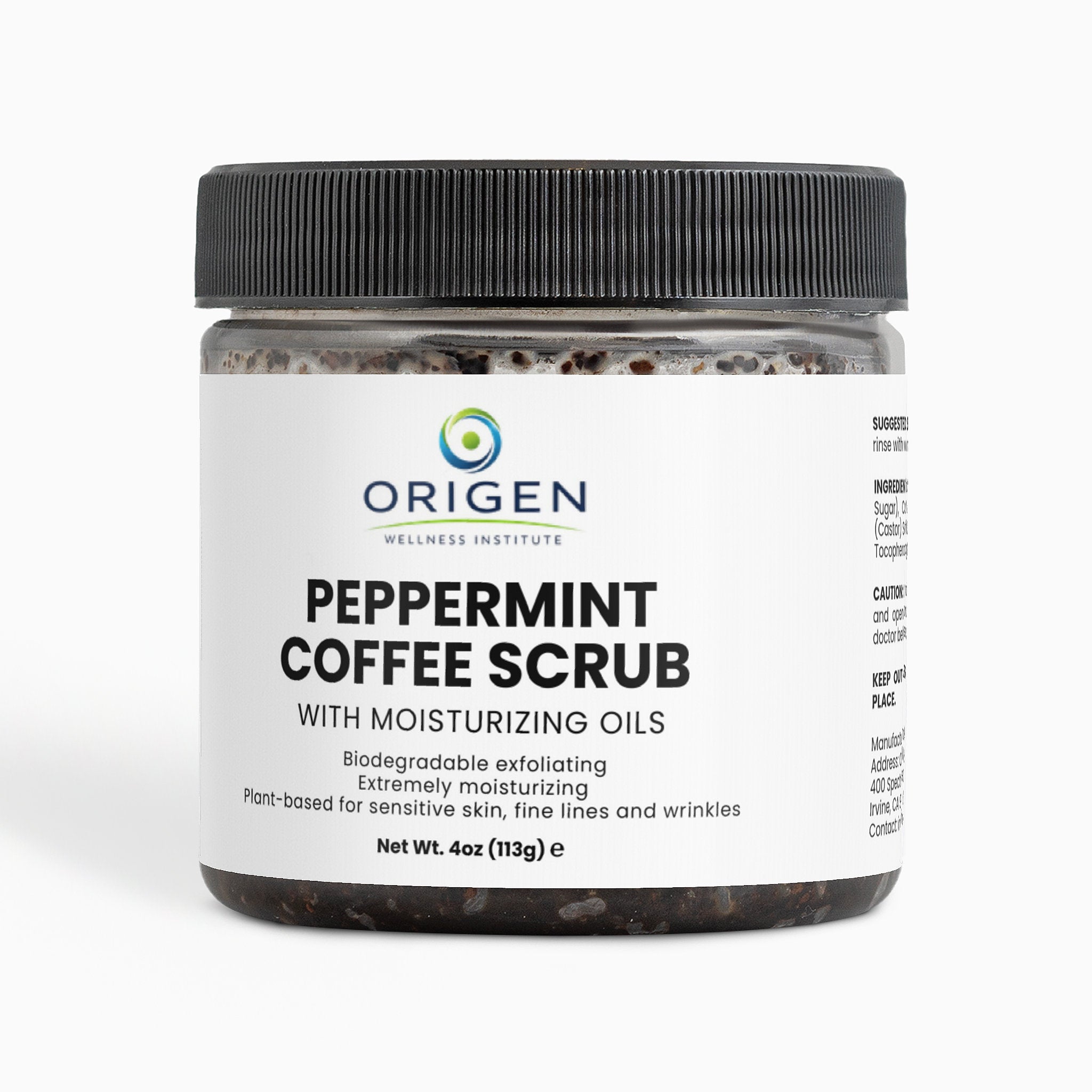 Peppermint Coffee Scrub