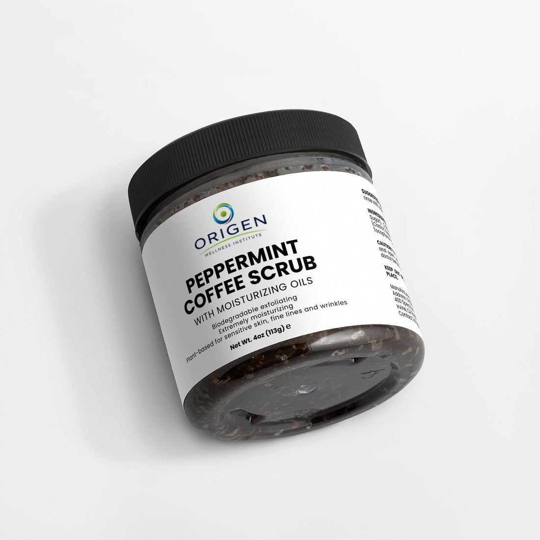Peppermint Coffee Scrub