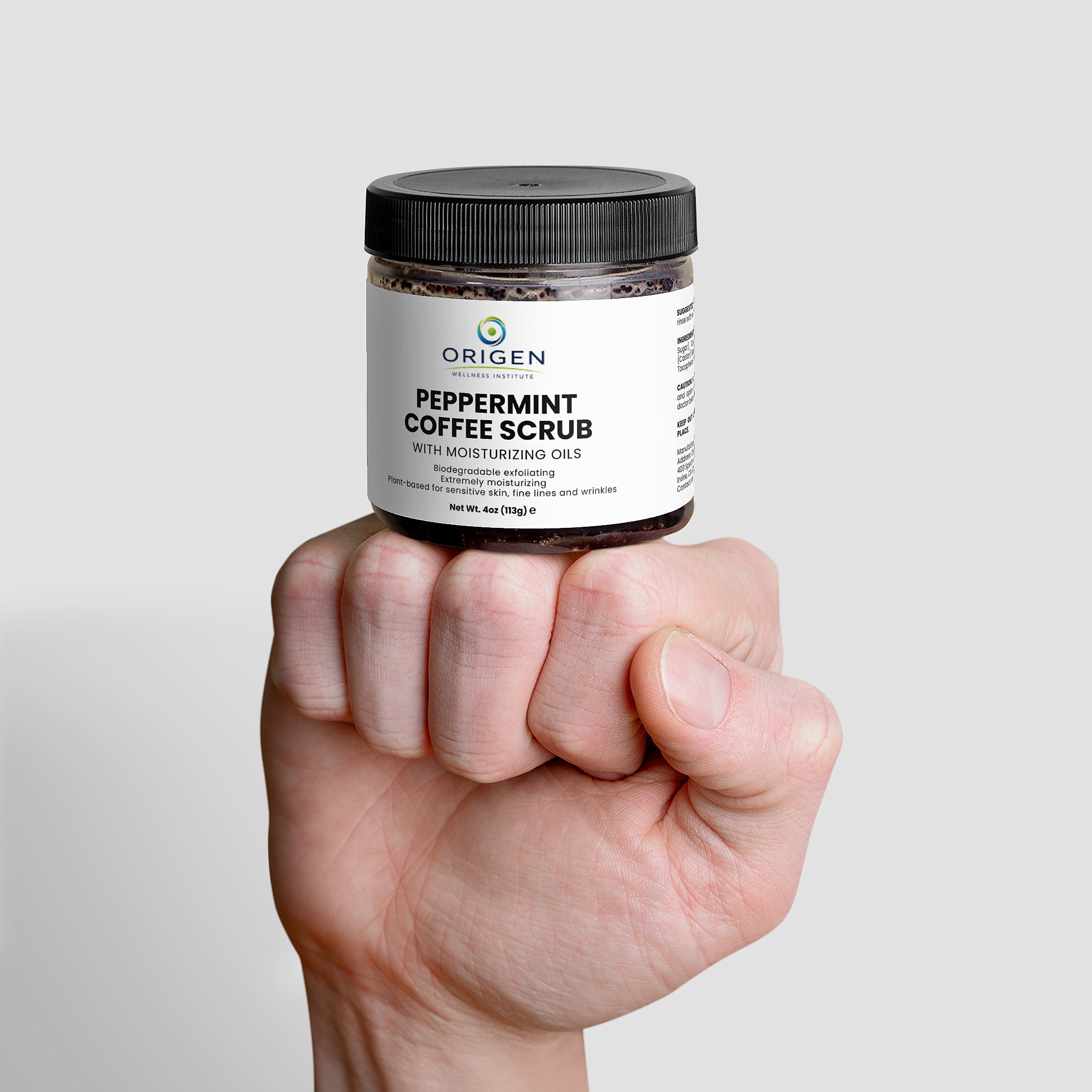 Peppermint Coffee Scrub