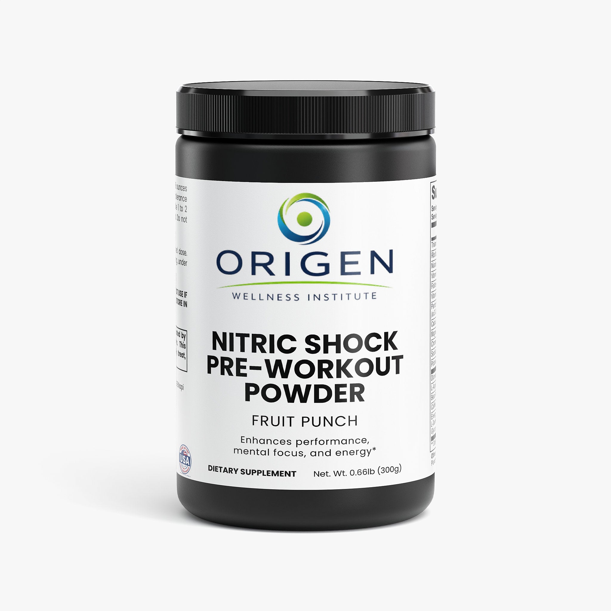 Nitric Shock Pre-Workout Powder (Fruit Punch)