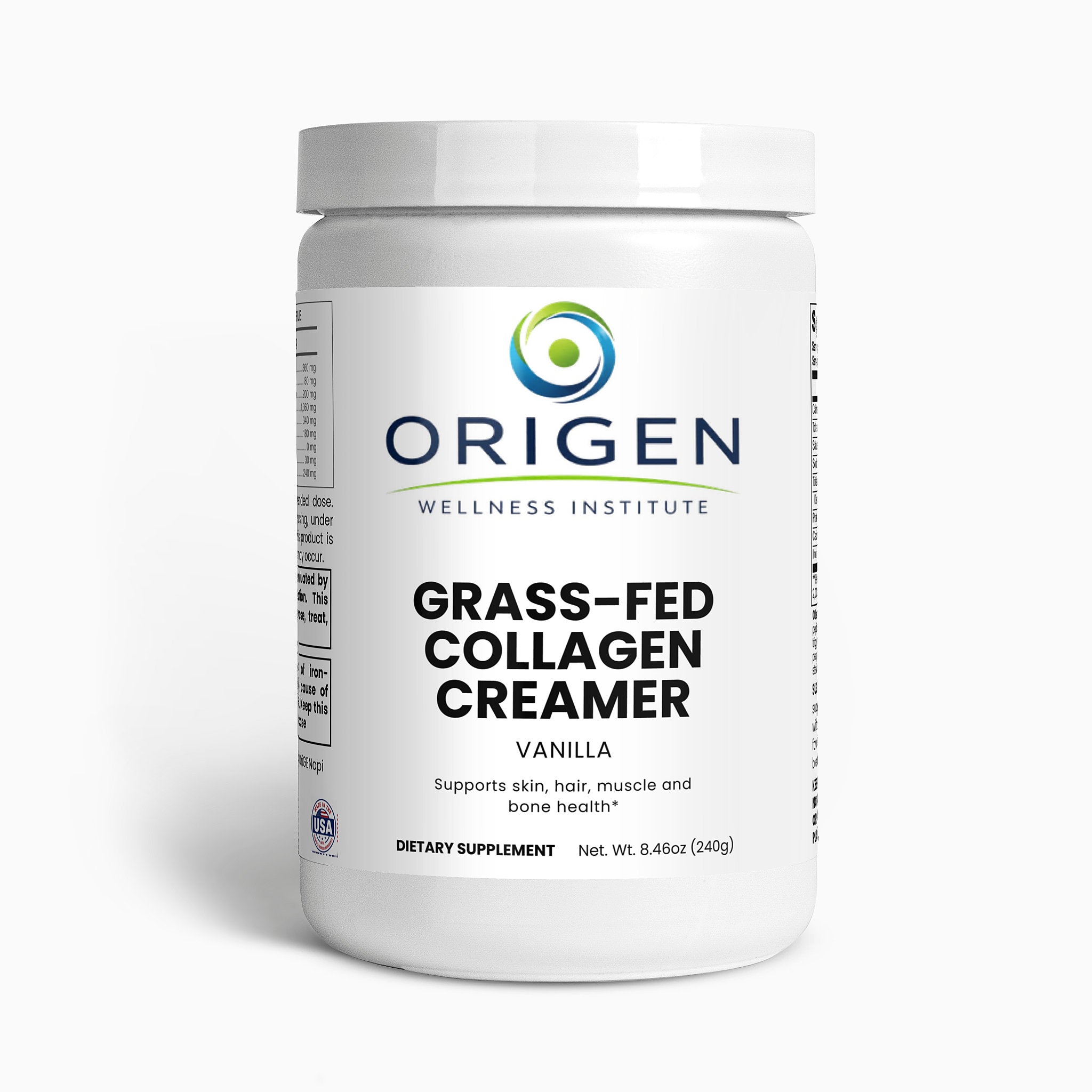 Grass-Fed Collagen Creamer (Vanilla)